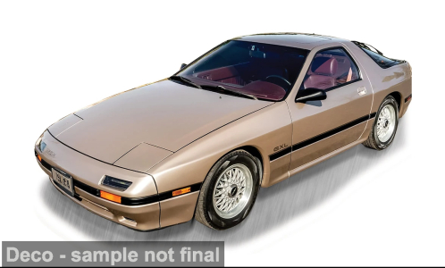 1:64 Ixo USA - 1986 Mazda RX-7 GXL Gold