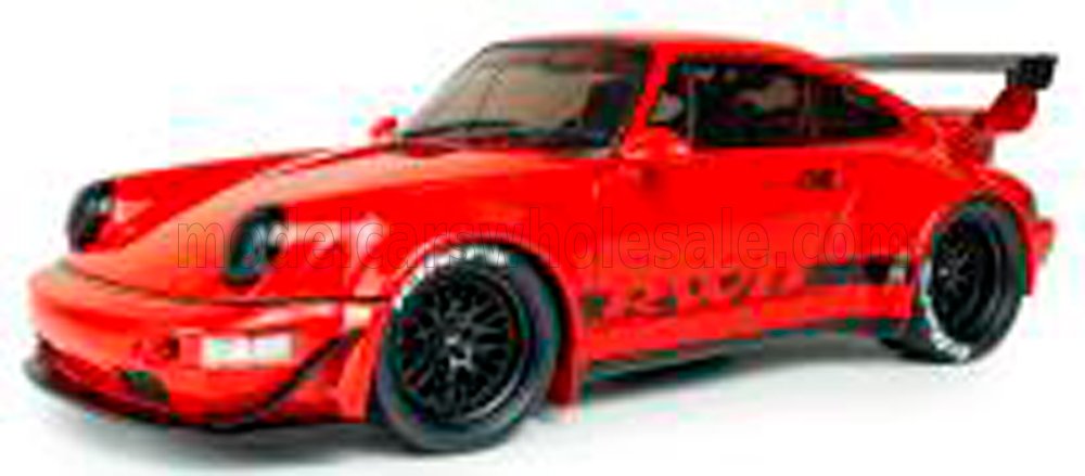 1:18 Solido - 2015 Porsche 911 (964) RWB Body Kit Coupé SEMA Show, Red/Black