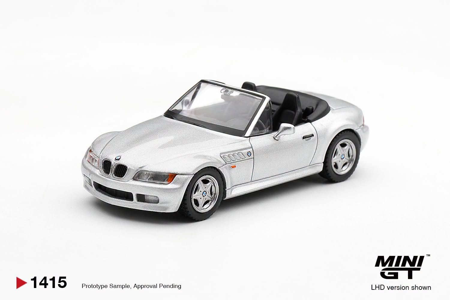 1:64 Mini GT - 1997 BMW Z3 2,8I, titanium silver