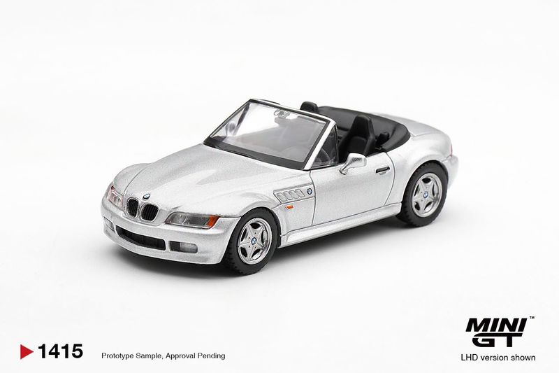 1:64 Mini GT - 1997 BMW Z3 2,8I, titanium silver