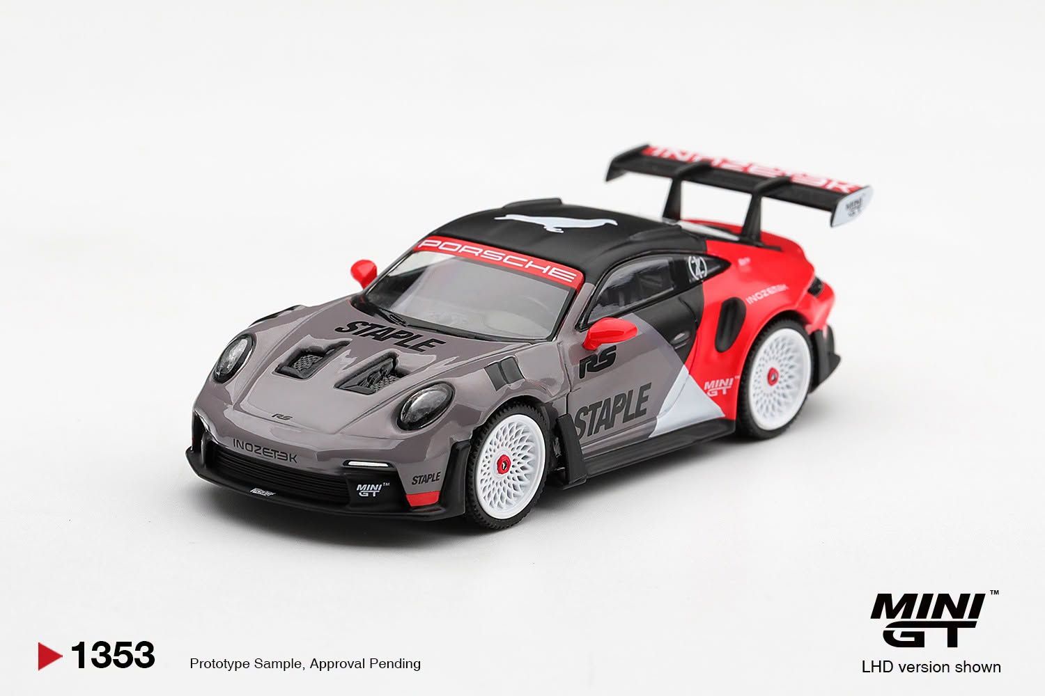 1:64 Mini GT - 2025 Porsche 911 (992) GT3 RS *Staple x Inozetek*