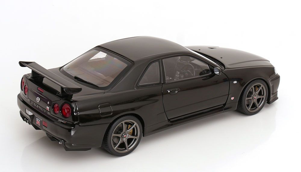 1:12 KK Scale - Nissan Skyline GT-R R34 V-Spec II OEM Felgen 2001 schwarz