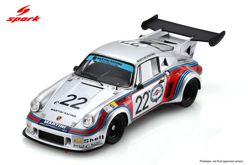 1:43 Spark - Porsche 911 RSR Turbo #22 2nd Le Mans 24H 1974 G. van Lennep H. Müller