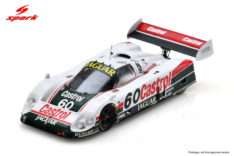 1:43 Spark - Jaguar XJR-9 #60 Jaguar Racing Winner Daytona 24H 1988 M. Brundle R. Boesel J. Nielsen