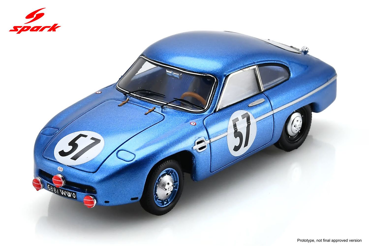 1:43 Spark - DB HBR 5 #57 Le Mans 24H 1957 B. Deviterne M. Laillier