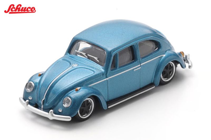 1:64 Schuco - 1965 VW Beetle Lowrider, metallic-blue