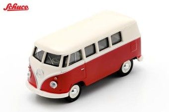 1:64 Schuco - 1966 VW T1 Bus, red/white