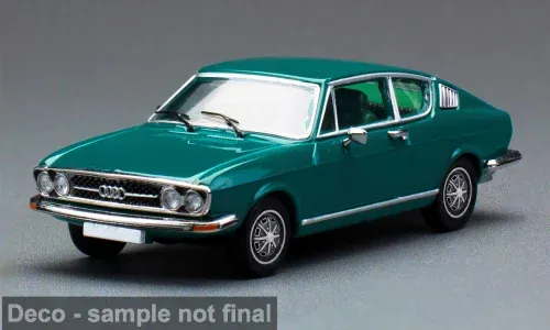 1:64 Sunstar - Audi 100 (C1) Coupe S, türkis