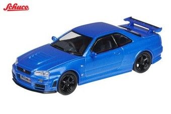1:64 Schuco - 2005 Nismo R34 GT-R Z-Tune, blue