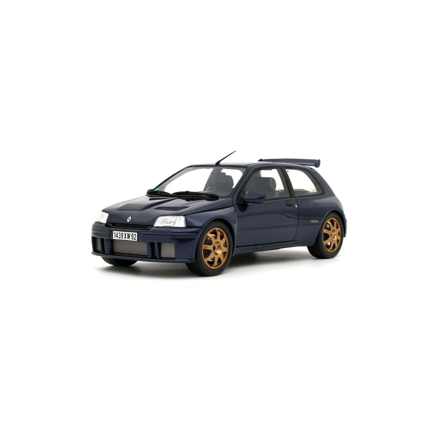 1:18 Otto Mobile - 1995 Renault Clio Williams Maxi Blue Metallic