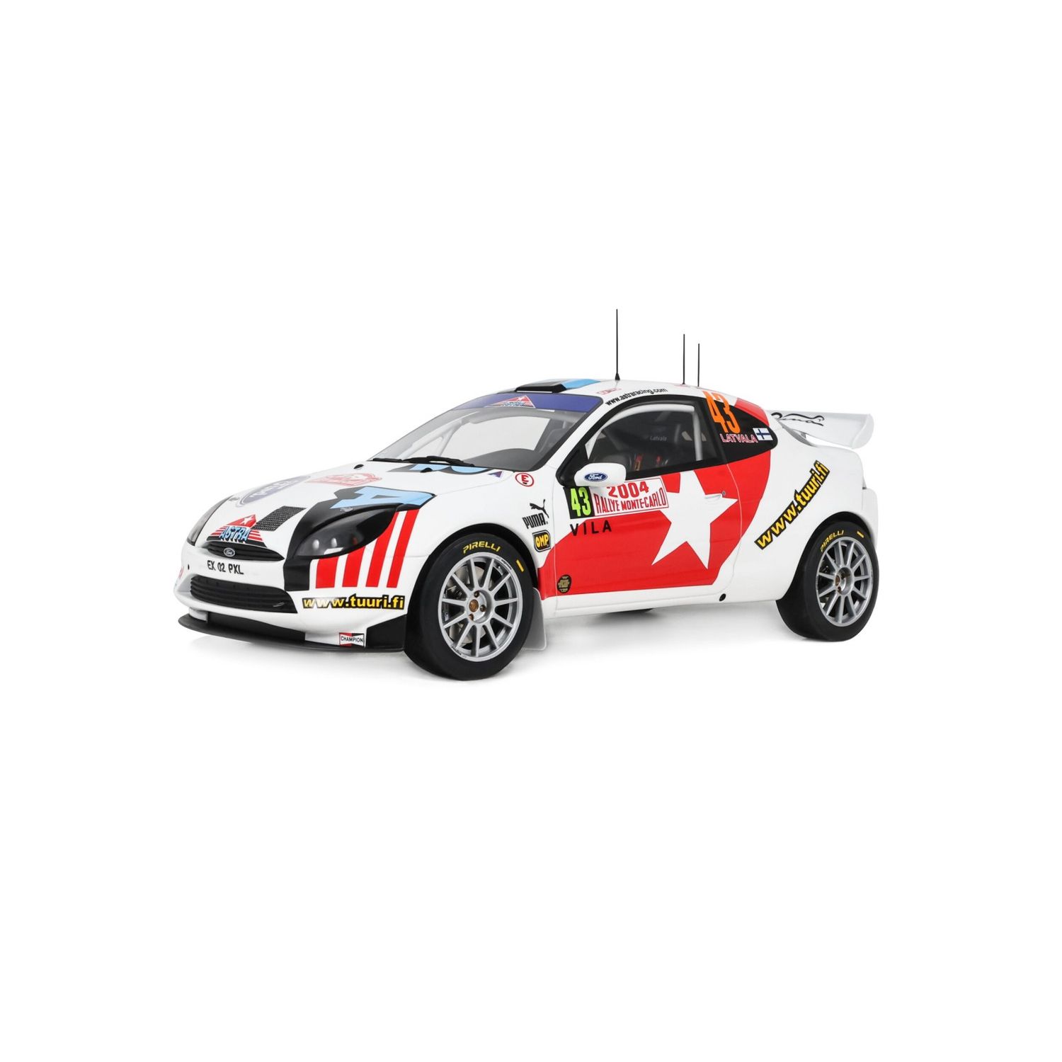 1:18 Otto Mobile - Ford Puma S1600 #43 Rally Monte Carlo 2004 J.M. Latvala / M. Anttila