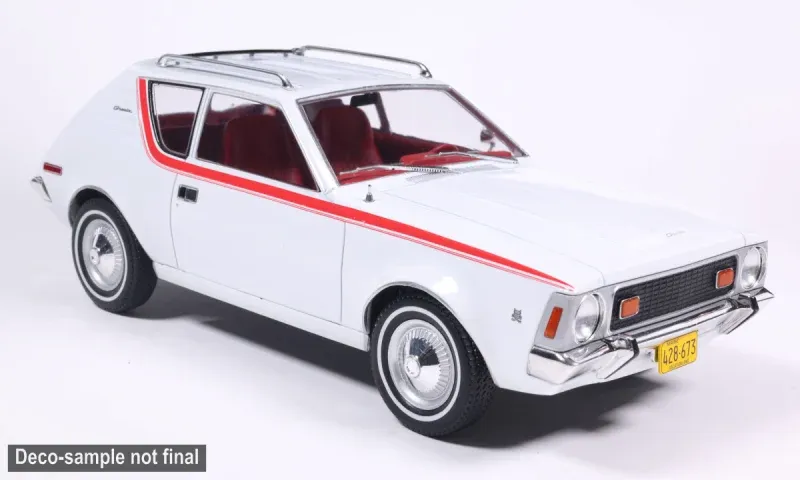 1:18 MCG - 1970 AMC Gremlin White Red
