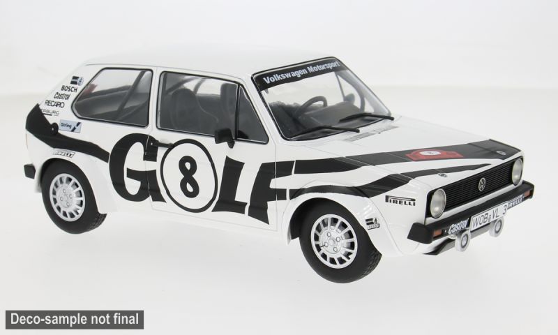 1:18 MCG - VW Golf I Gr.2 #8 Rally Hunsrück 1979 H. Bohne / P. Diekmann