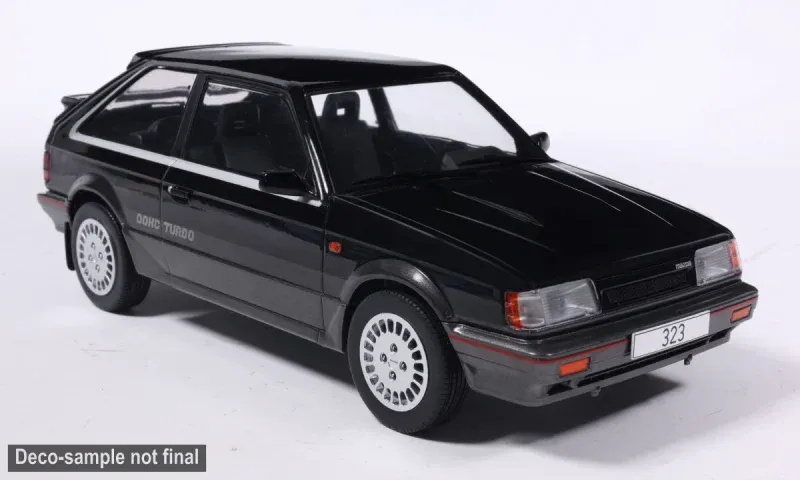 1:18 MCG - 1987 Mazda 323 4WD Turbo Black 1:18 MCG - 1987 Mazda 323 4WD Turbo Black