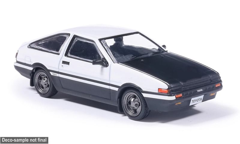 1:64 Ixo USA - 1983 Toyota Sprinter Trueno (AE86) White Black