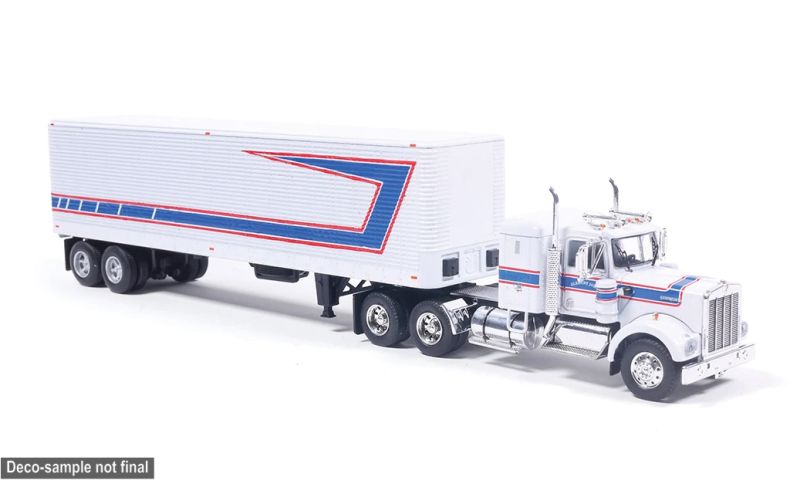 1:64 Ixo USA - 1976 Kenworth W900 White Blue 1:64 Ixo USA - 1976 Kenworth W900 White Blue