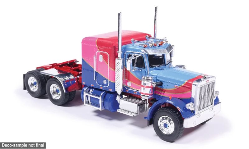 1:64 Ixo USA - 1973 Peterbilt 359 Blue Pink