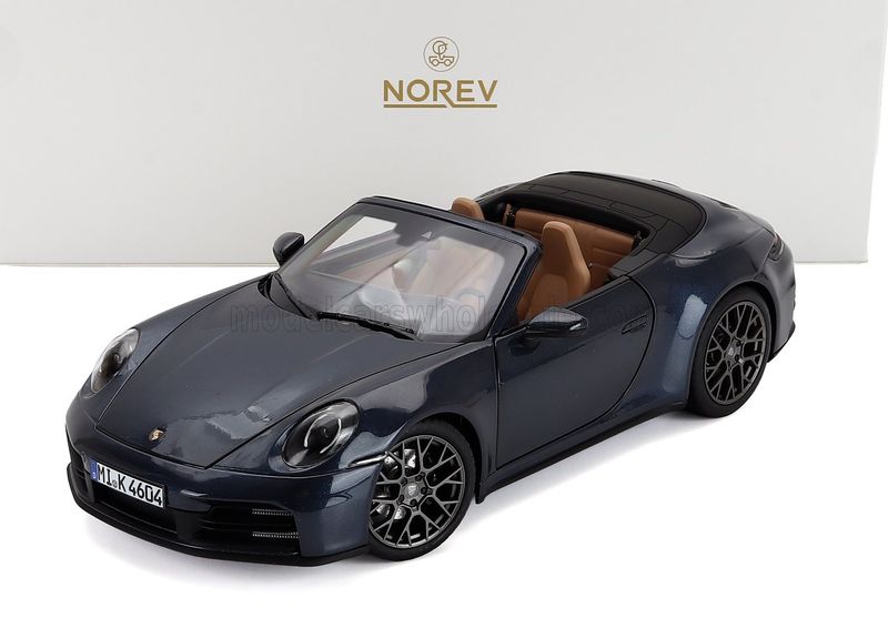 1:18 Norev - 2024 Porsche 911 (992.2) Carrera Cabriolet Open Blue Metallic 1:18 Norev - 2024 Porsche 911 (992.2) Carrera Cabriolet Open Blue Metallic