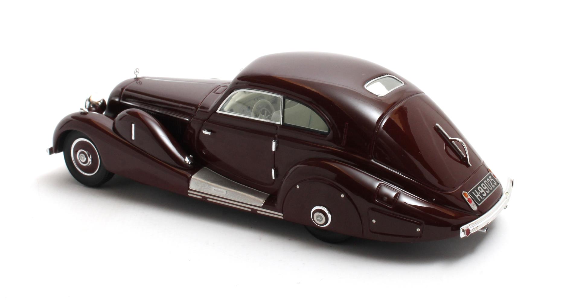 1:43 Matrix - 1935 Mercedes Benz 500K Spezial Stromlinienwagen Brown