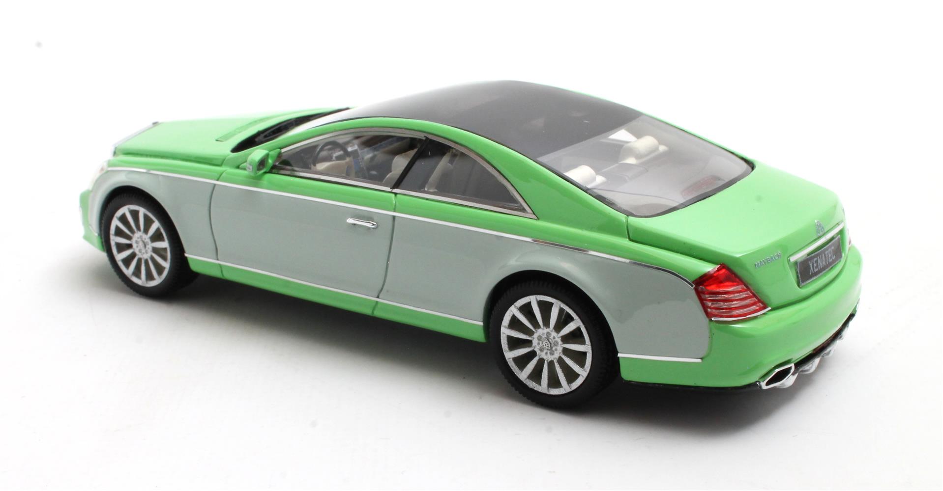 1:43 Matrix - 2010 Mercedes Benz Maybach 57SC Xenatec Coupé 6.0L V12 Biturbo Green Silver