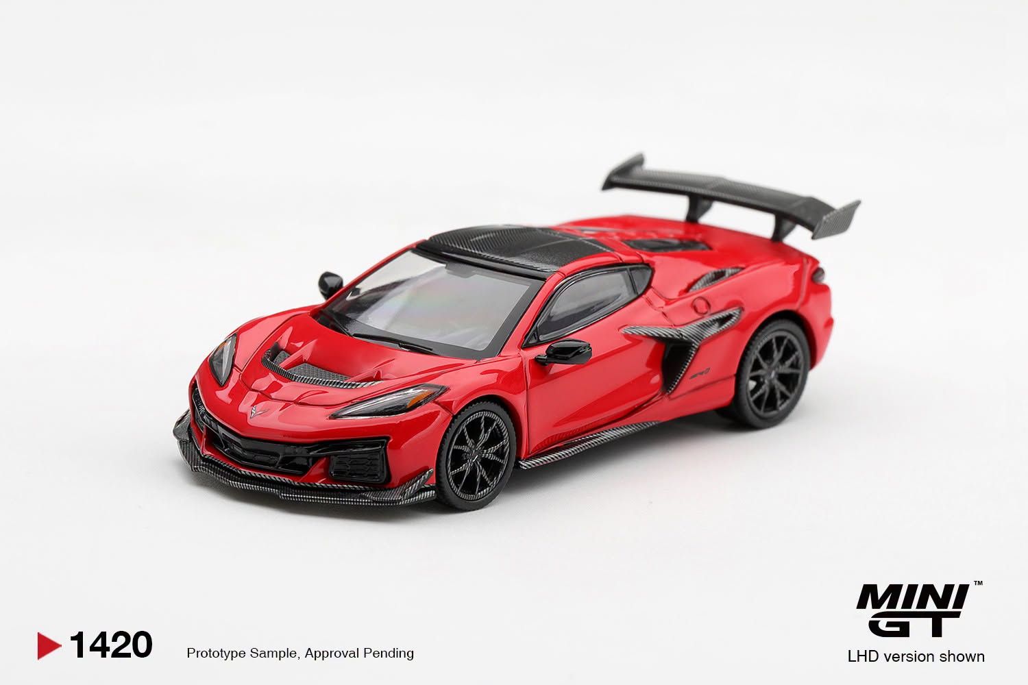 1:64 Mini GT - Chevrolet Corvette ZR1, torch red *Blister packaging*