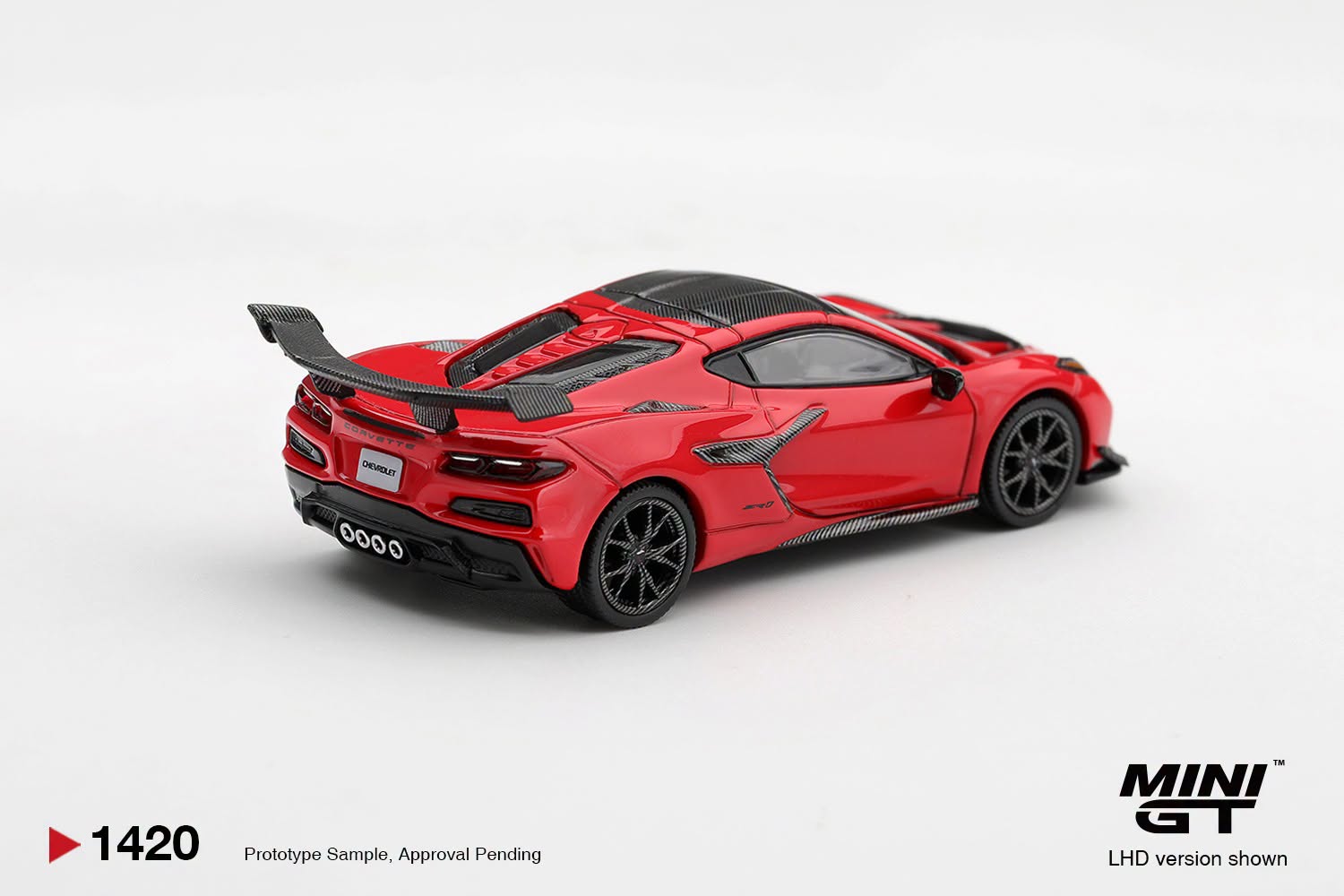 1:64 Mini GT - Chevrolet Corvette ZR1, torch red *Blister packaging*