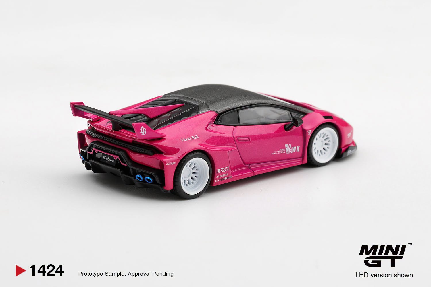 1:64 Mini GT - 2026 Lamborghini Huracan GT LB_Works, ruby pearl