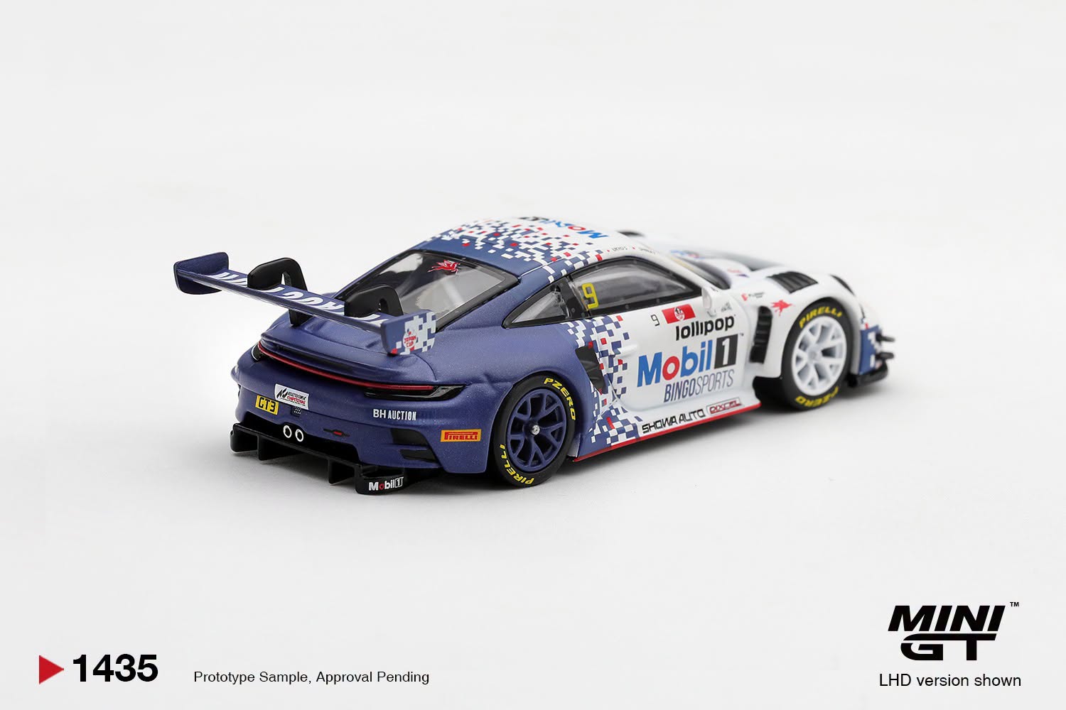 1:64 Mini GT - 2026 Porsche 911 (992) GT3 R #9 Bingo Racing with LM Corsa Japan Cup Sugo *Blister*