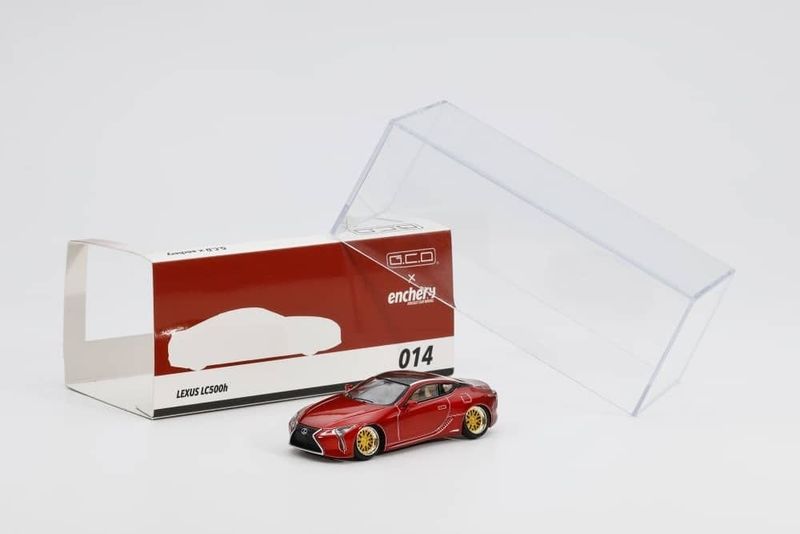 1:64 GCD - 2017 Lexus LC500, Lowriding, *LHD*, red