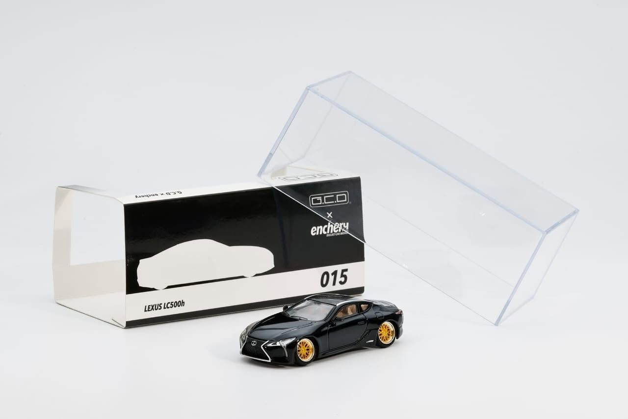 1:64 GCD - 2017 Lexus LC500, Lowriding, *LHD*, black
