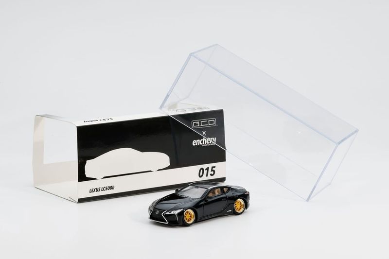 1:64 GCD - 2017 Lexus LC500, Lowriding, *LHD*, black