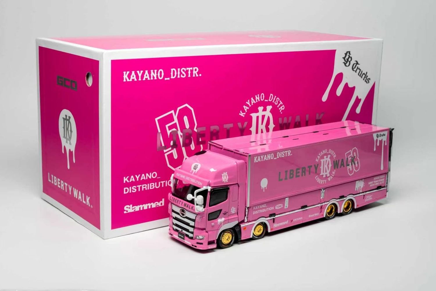 1:64 GCD - Hino 700 LB-Walk, pink