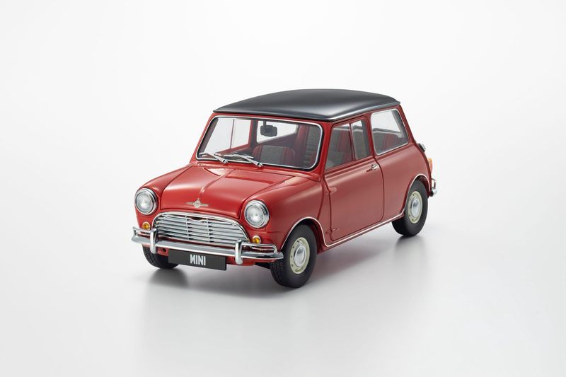 1:18 Kyosho - 1959 Morris Mini Cooper 1275S MkI Red Black 1:18 Kyosho - 1959 Morris Mini Cooper 1275S MkI Red Black