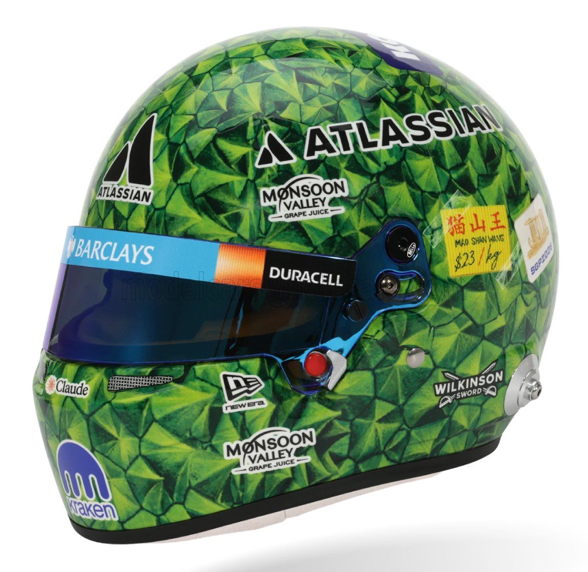 1:2 Mini Helmet - Williams FW48 F1 #23 Singapore GP 2026 A. Albon