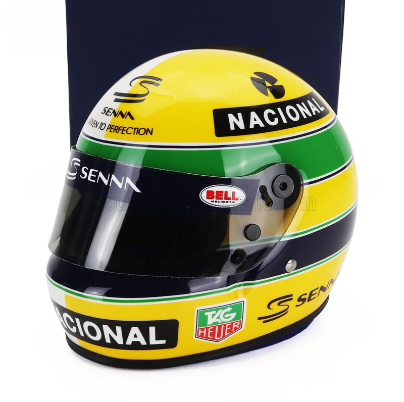 1:2 Mini Helmet - Williams Renault F1 Rothmans Imola GP 1994 A. Senna 30 Years Tribute 2024 1:2 Mini Helmet - Williams Renault F1 Rothmans Imola GP 1994 A. Senna 30 Years Tribute 2024