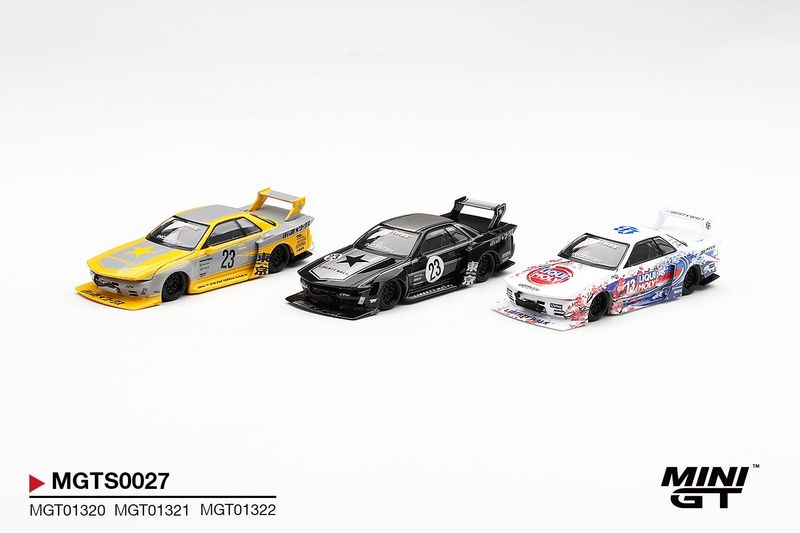 1:64 Mini GT - 2026 INOZETEK x Liberty Walk R32 3 cars set 2026 Show Edition