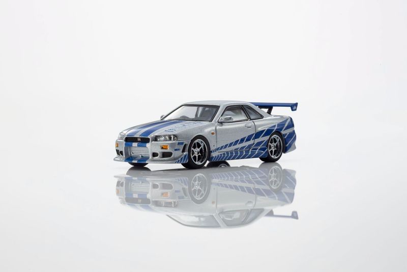 1:64 Kyosho - Nissan Skyline GT-R (R34) *Fast & Furious* *with Led*