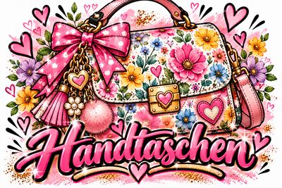 Handtasche mit Klappe