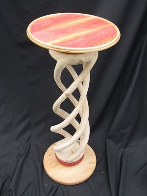Sculptured side tables & newels