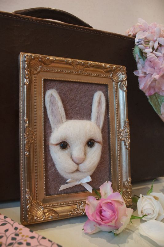 Gemälde. Hase