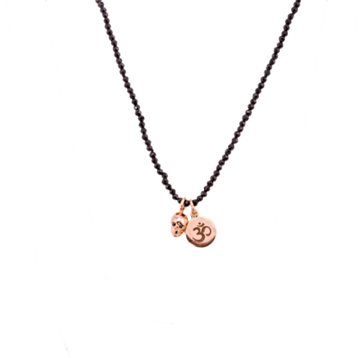 Mikayla Necklace with Vivre Skull and Disk Mikayla Necklace with Vivre Skull and Disk