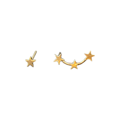 Star Climber Earring Set