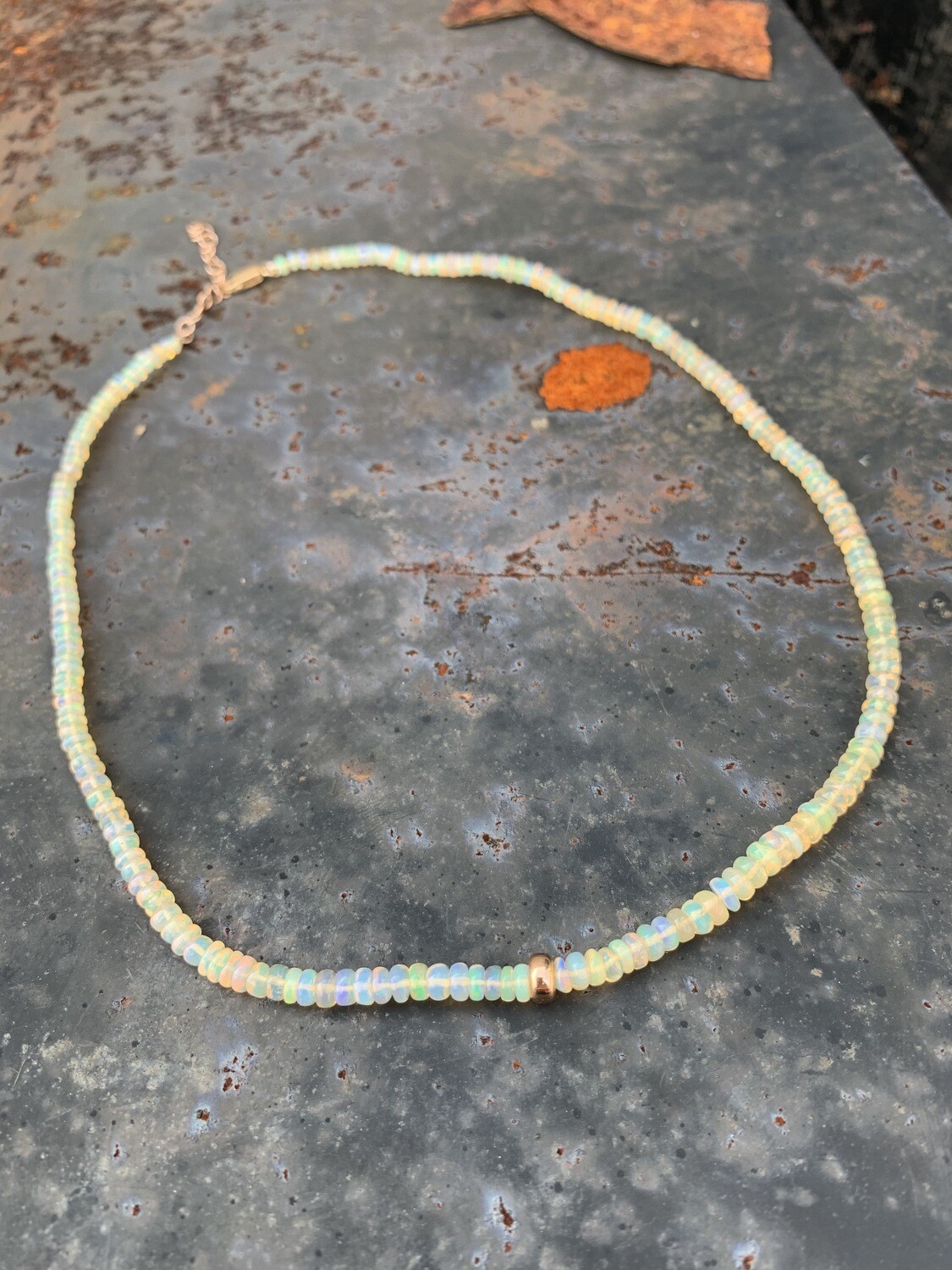 Nzuri Necklace in Ethiopian Opal