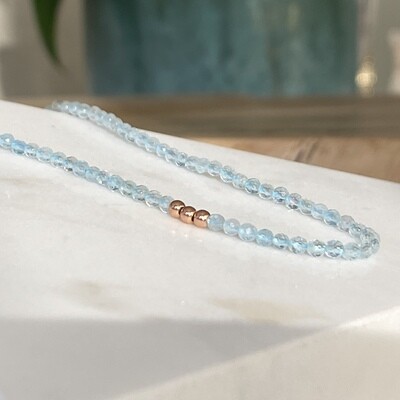 Mikayla Necklace in Aquamarine Mikayla Necklace in Aquamarine