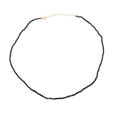 Mikayla Necklace in Black Spinel