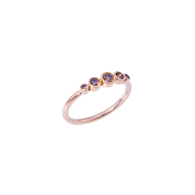 Quin Ring with Champagne Diamonds