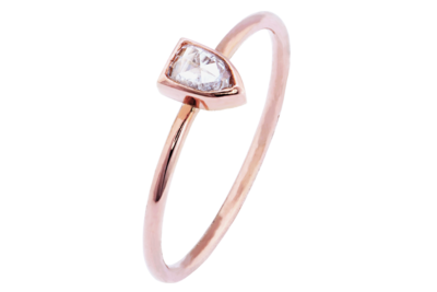 Rose Cut Diamond Stack Ring