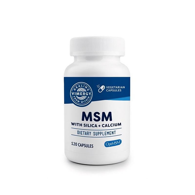 MSM With Silicia + Calcium - 120 Capsules