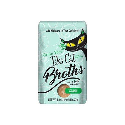 Tiki Cat® Broths™ Tuna in Broth Wet Cat Food Topper, Grams: 37