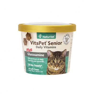 NaturVet® VitaPet™ Senior Daily Vitamins Soft Chews for Cats